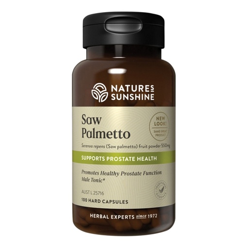 NATURE'S SUNSHINE | Saw Palmetto 550mg 100c