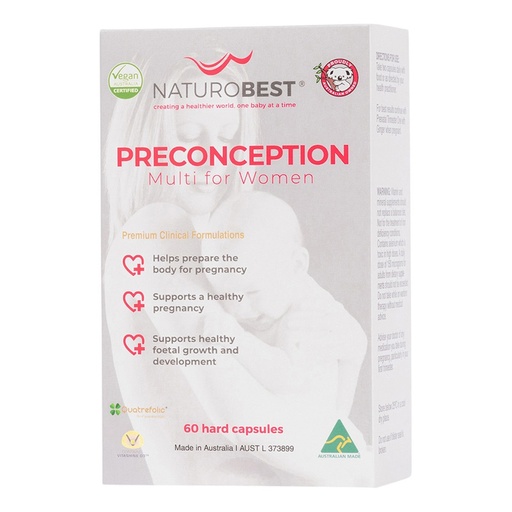 NATUROBEST | Preconception Multi for Women 60c