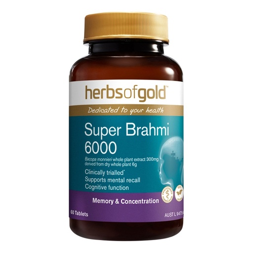 HERBS OF GOLD | Super Brahmi 6000 60t