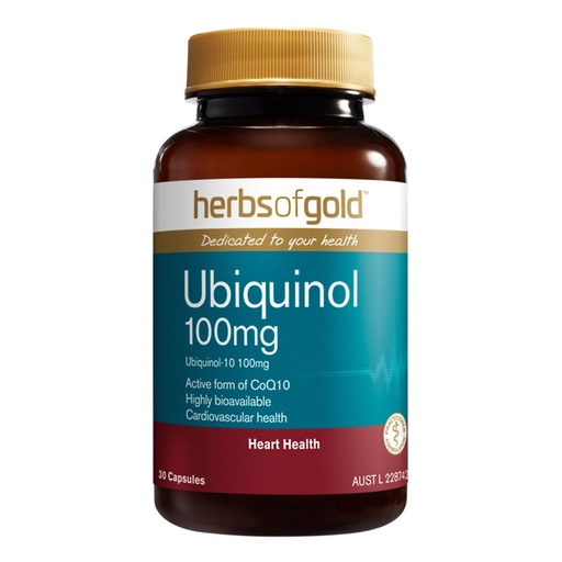 HERBS OF GOLD | Ubiquinol 100mg 30c