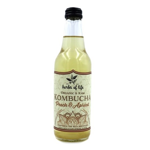 HERBS OF LIFE | 康普茶 – 桃子與杏子，330ml