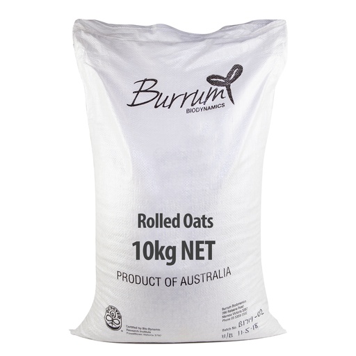 BURRUM BIODYNAMIC FARM | Rolled Stabilised Oats 10kg