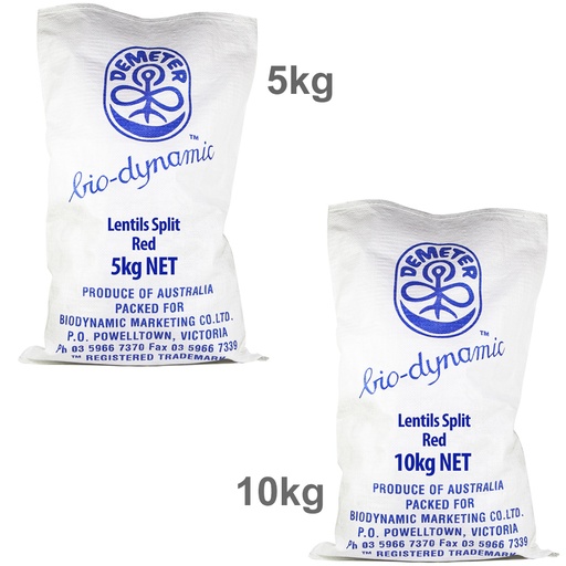 BURRUM BIODYNAMIC FARM | Split Red Lentils