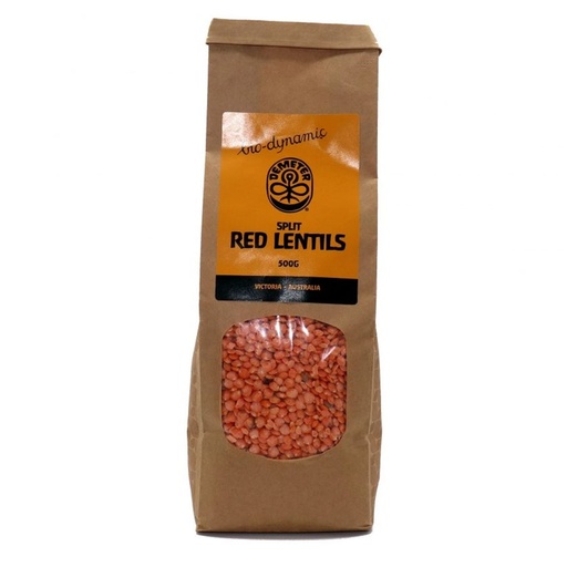 DEMETER BIO-DYNAMIC | Split Red Lentil, 500g
