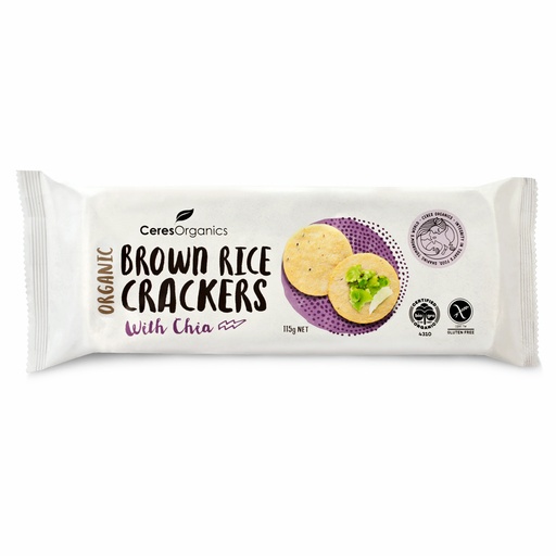 CERES ORGANICS | 糙米奇亞籽餅乾，115克