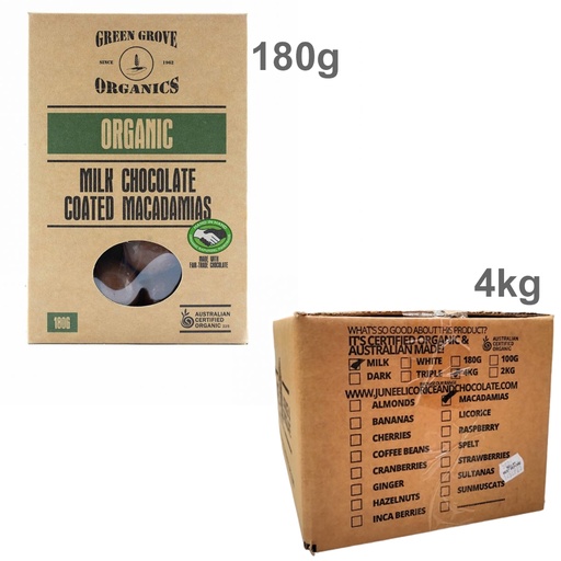 GREEN GROVE | Macadamias – Milk Chocolate