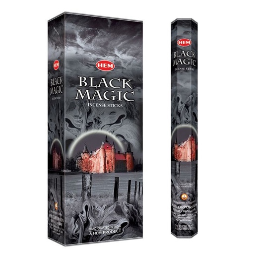 HEM | Incense Hex BLACK MAGIC - 1 pack /20sticks or 1 bx /6packs