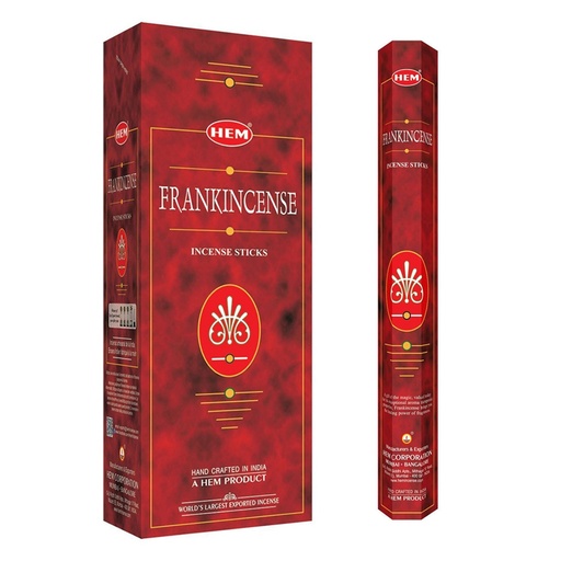HEM | Incense Hex FRANKINCENSE - 1 pack /20sticks or 1 bx /6packs
