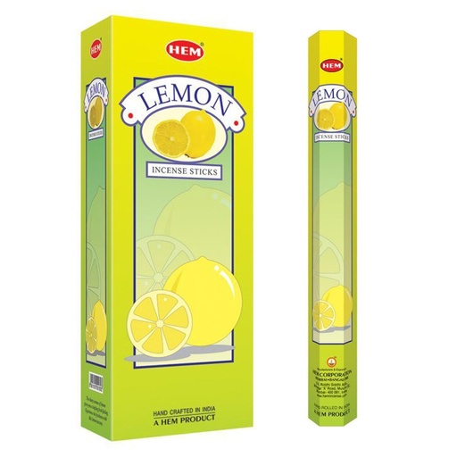 HEM | Incense Hex LEMON - 1 pack /20sticks or 1 bx /6packs