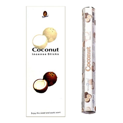 KAMINI | Incense Hex COCONUT - 1 pack /20sticks or 1 bx /6packs