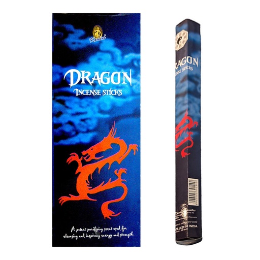 KAMINI | Incense Hex DRAGON - 1 pack /20sticks or 1 bx /6packs