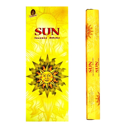 KAMINI | Incense Hex SUN - 1 pack /20sticks or 1 bx /6packs