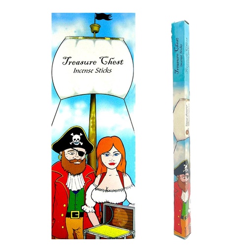 KAMINI | Incense Hex TREASURE CHEST - 1 pack /20sticks or 1 bx /6packs
