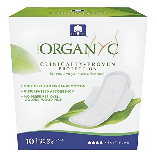 ORGANYC | Ultra -Thin Pads - Heavy Wings 10 pads