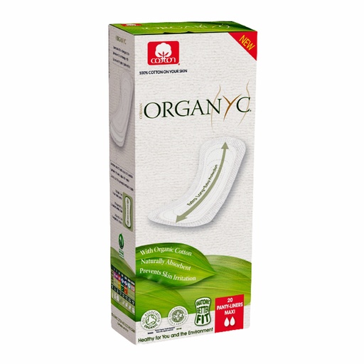 ORGANYC | Panty Liners (Flat) – Maxi, 20 liners