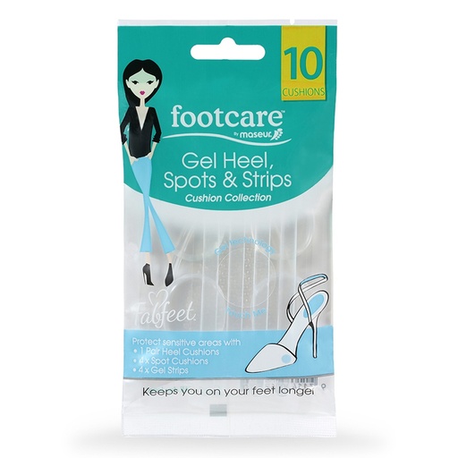 MASEUR | Gel Heel Spots & Strips, 10 Pack