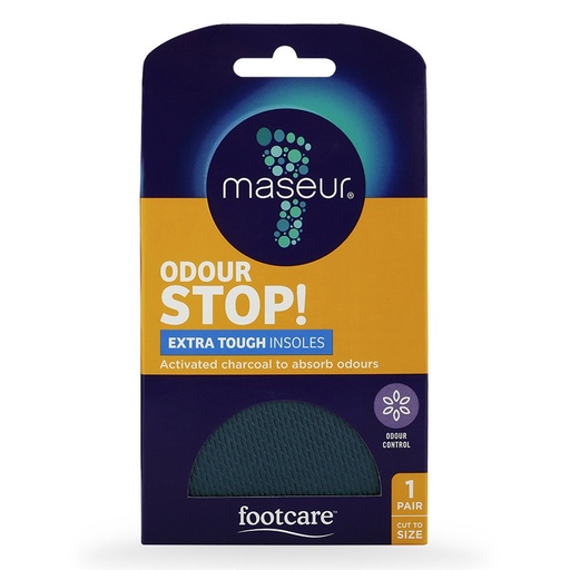 MASEUR | Odour Stop Extra Tough Insoles, 1 Pair