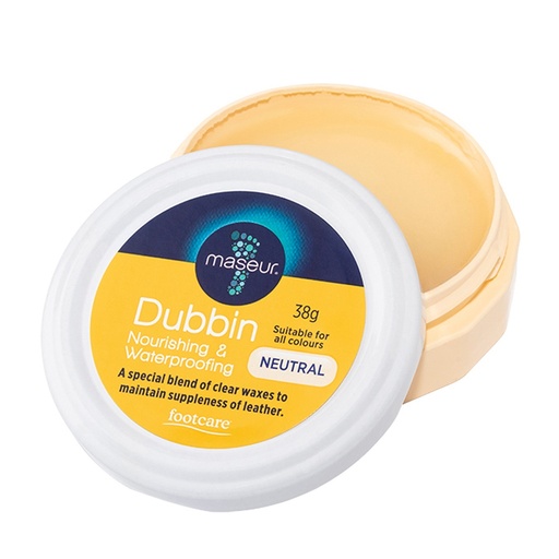 MASEUR | Dubbin Nourishing & Waterproofing Shoe Polish Neutral 38g
