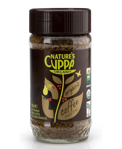 NATURE'S CUPPA | Coffee Organic Freeze Dried Granules 100g