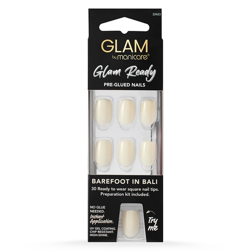 MANICARE | Glam Ready Pre-Glued Nails 30Pcs – Barefoot In Bali