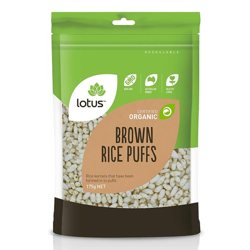 LOTUS | 有機棕米膨化米 175克