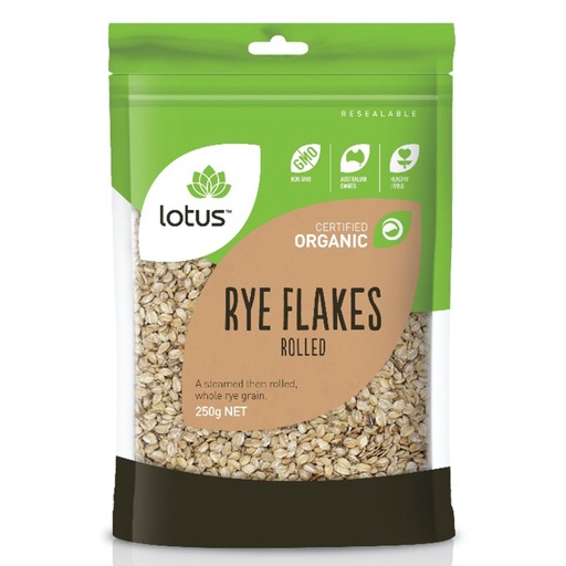LOTUS | Rye Flakes Rolled Organic 250g