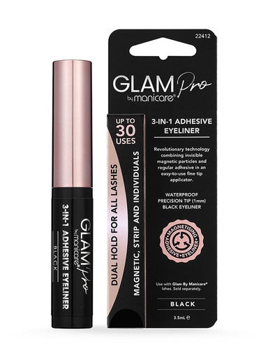 MANICARE | Glam Pro 3-In-1 Adhesive Eyeliner