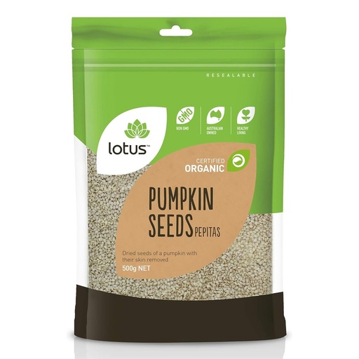 LOTUS | Pumpkin Kernels (Pepitas) Organic 500g