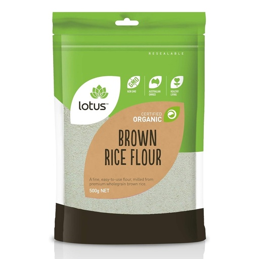 LOTUS | Rice Flour Brown Organic 500g