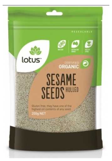 LOTUS | Sesame Seeds Hulled Organic 200g