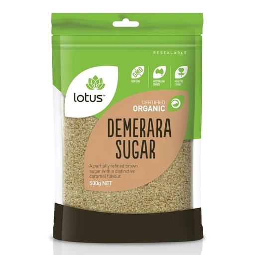 LOTUS | Sugar Demerara Organic 500g