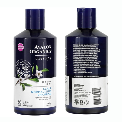 AVALON ORGANICS | Active Shampoo Tea Tree Mint Treatment 400mL