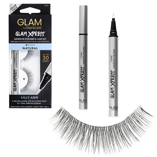 MANICARE | Lilly-Ann Glam Xpress® Clear Adhesive Eyeliner & Lash Kit
