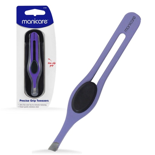 MANICARE | Precise Grip Tweezers, Purple