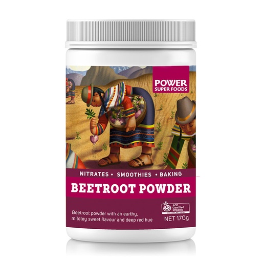 POWER SUPER FOODS | Certified Organic Beetroot Powder, 170g