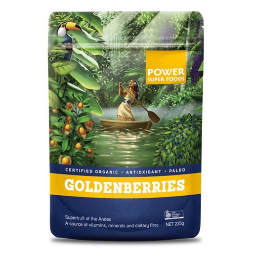 POWER SUPER FOODS | Organic Crunchy Goldenberries, 225g