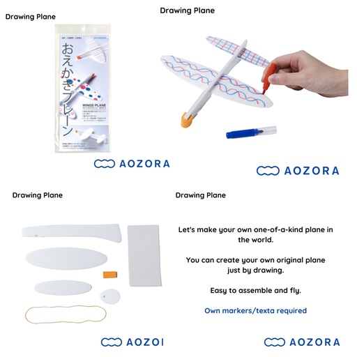 AOZORA | Wings Plane - Drawing Plane DIY