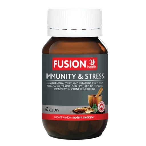 FUSION HEALTH | 免疫與抗壓配方，60 粒素食膠囊