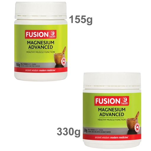 FUSION HEALTH | 高效鎂粉末，檸檬青檸口味