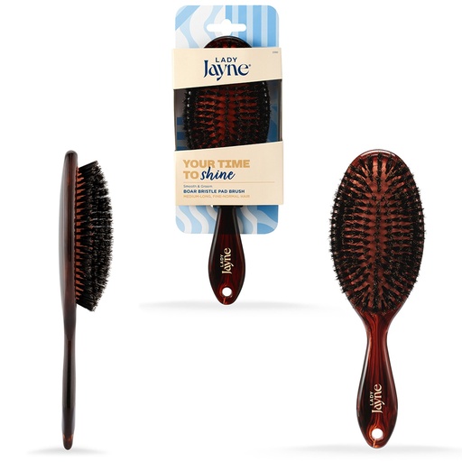 LADY JAYNE | Large Boar Bristle Pad Brush