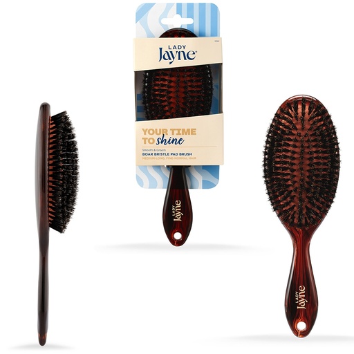 LADY JAYNE | Purse-Sized Boar Bristle Pad Brush