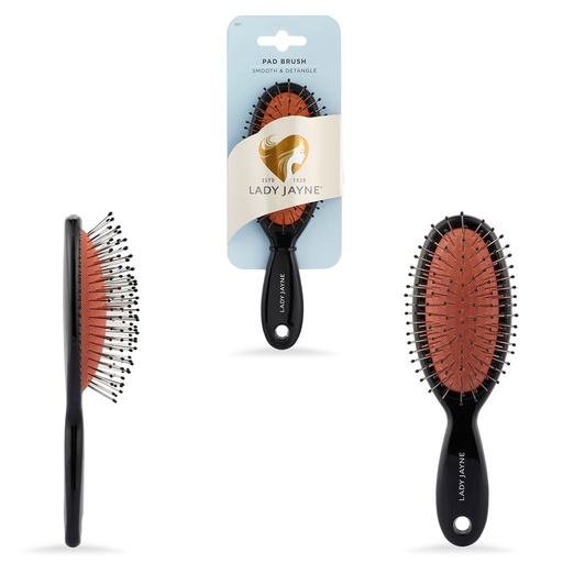 LADY JAYNE | Purse-Sized Metal Pin Pad Brush
