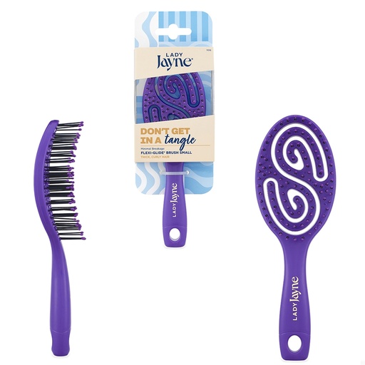 LADY JAYNE | Flexi-Glide Brush Purse-Sized