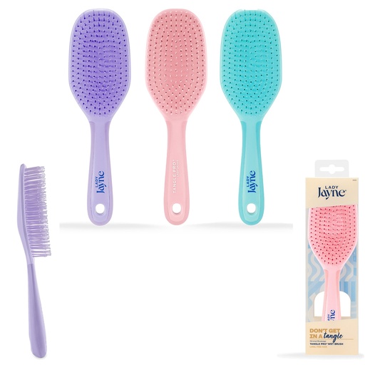 LADY JAYNE | Tangle Pro Wet Detangling Brush, Assorted
