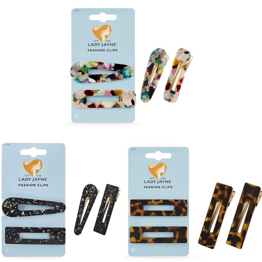 LADY JAYNE | Fashion Clips - 2 Pk, Assorted