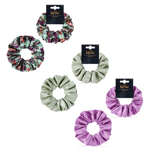 LADY JAYNE  | Pro Scrunchie - 1 Pk, Assorted Colours
