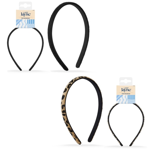 LADY JAYNE | Thin Headband, Assorted Colours