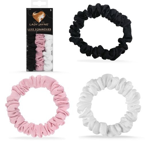 LADY JAYNE | Luxe Scrunchies Small 3Pk