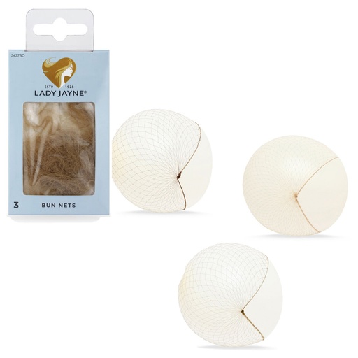 LADY JAYNE | Bun Nets - 3 Pk, Assorted