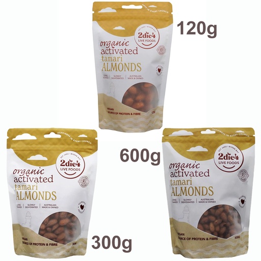 2DIE4 LIVE FOODS | Organic Activated Tamari Almonds
